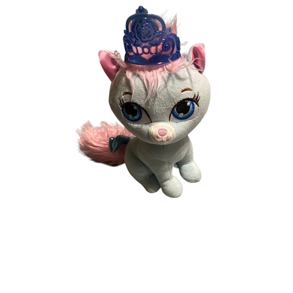 Palace Pets Disney Auroras Pink Kitty Cat Beauty Plush 10" Stuffed Animal Toy